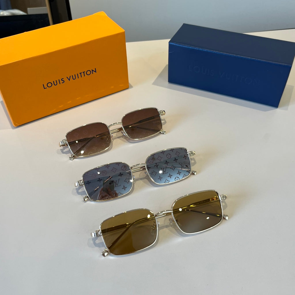 Louis Vuitton Metal Fashion Brown Lens Sunglasses for Men & Women - 997412 - detail image 11