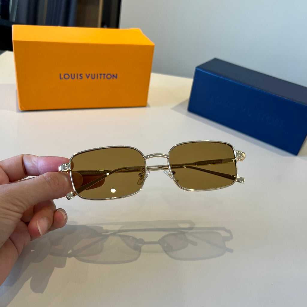 Louis Vuitton Metal Fashion Brown Lens Sunglasses for Men & Women - 997412 - detail image 9