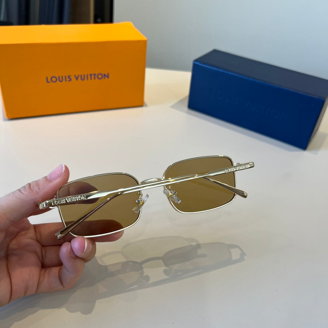 Louis Vuitton Metal Fashion Brown Lens Sunglasses for Men & Women - 997412 - detail image 7