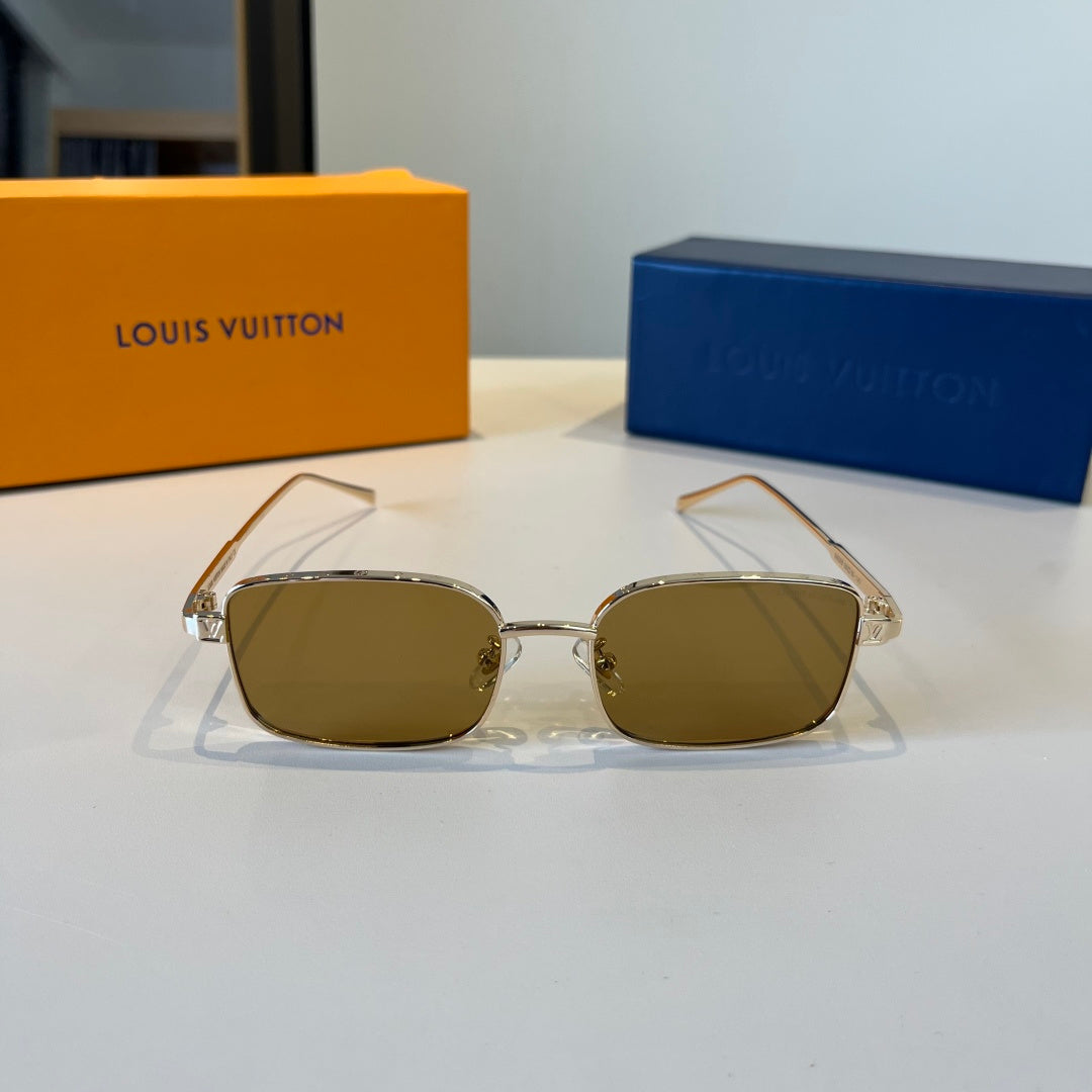 Louis Vuitton Metal Fashion Brown Lens Sunglasses for Men & Women - 997412 - detail image 2