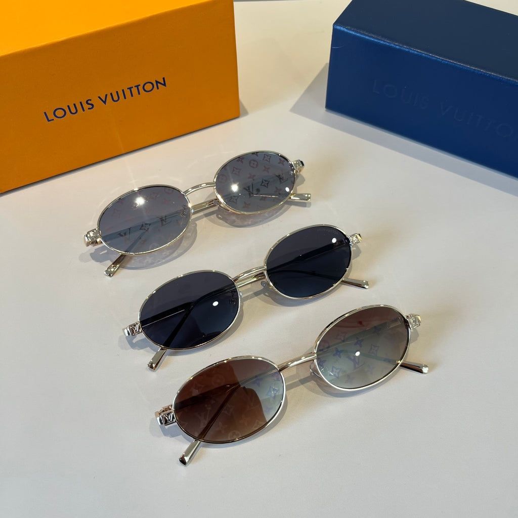 Louis Vuitton Metal Fashion Silver Lens Sunglasses for Men & Women - 486157 - detail image 9
