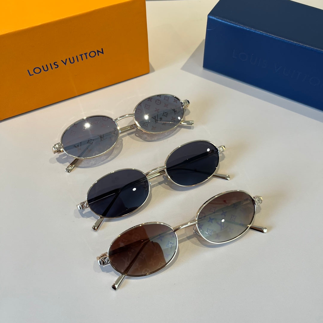 Louis Vuitton Metal Fashion Silver Lens Sunglasses for Men & Women - 997416 - detail image 11