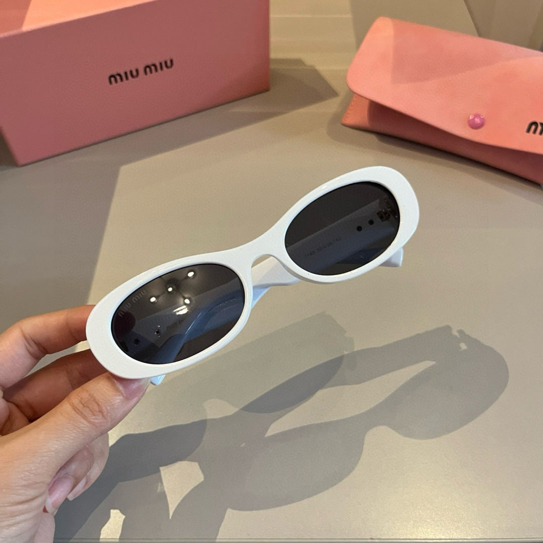 Miu Miu Cat-Eye Gold Lens Sunglasses for Men & Women - 432679 - detail image 5