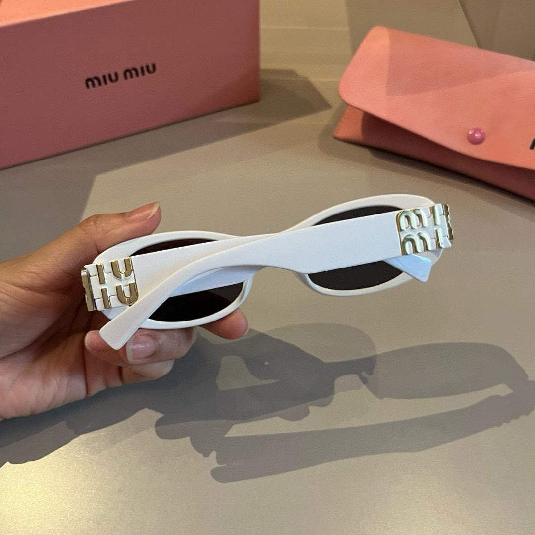 Miu Miu Cat-Eye Gold Lens Sunglasses for Men & Women - 432679 - detail image 6