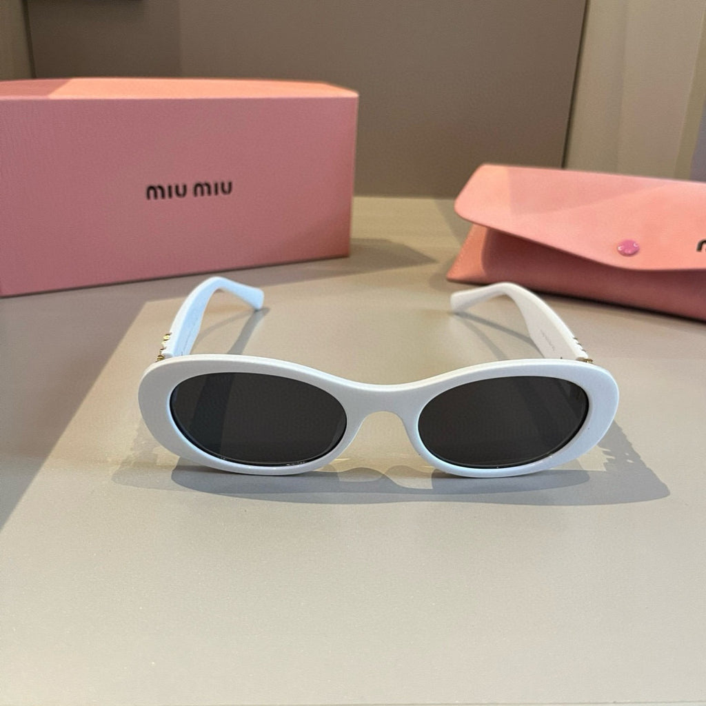 Miu Miu Cat-Eye Gold Lens Sunglasses for Men & Women - 432679 - detail image 2