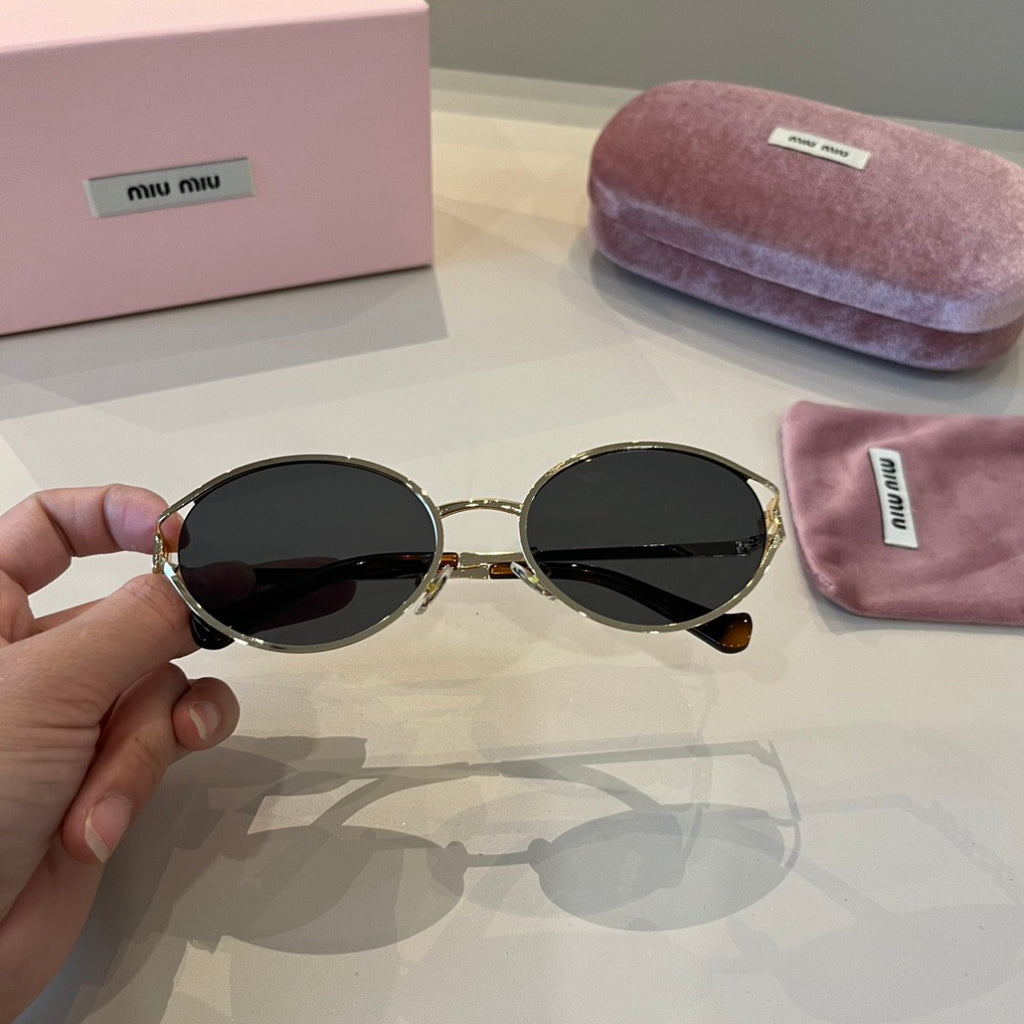 Miu Miu Metal Fashion Silver Lens Sunglasses for Men & Women - 399232 - detail image 7