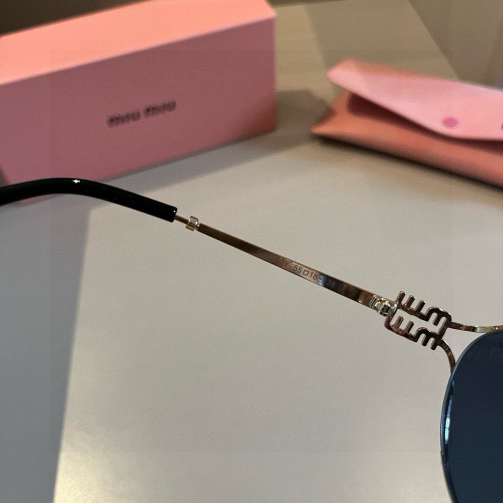 Miu Miu Metal Fashion Brown Lens Sunglasses for Men & Women - 399235 - detail image 6