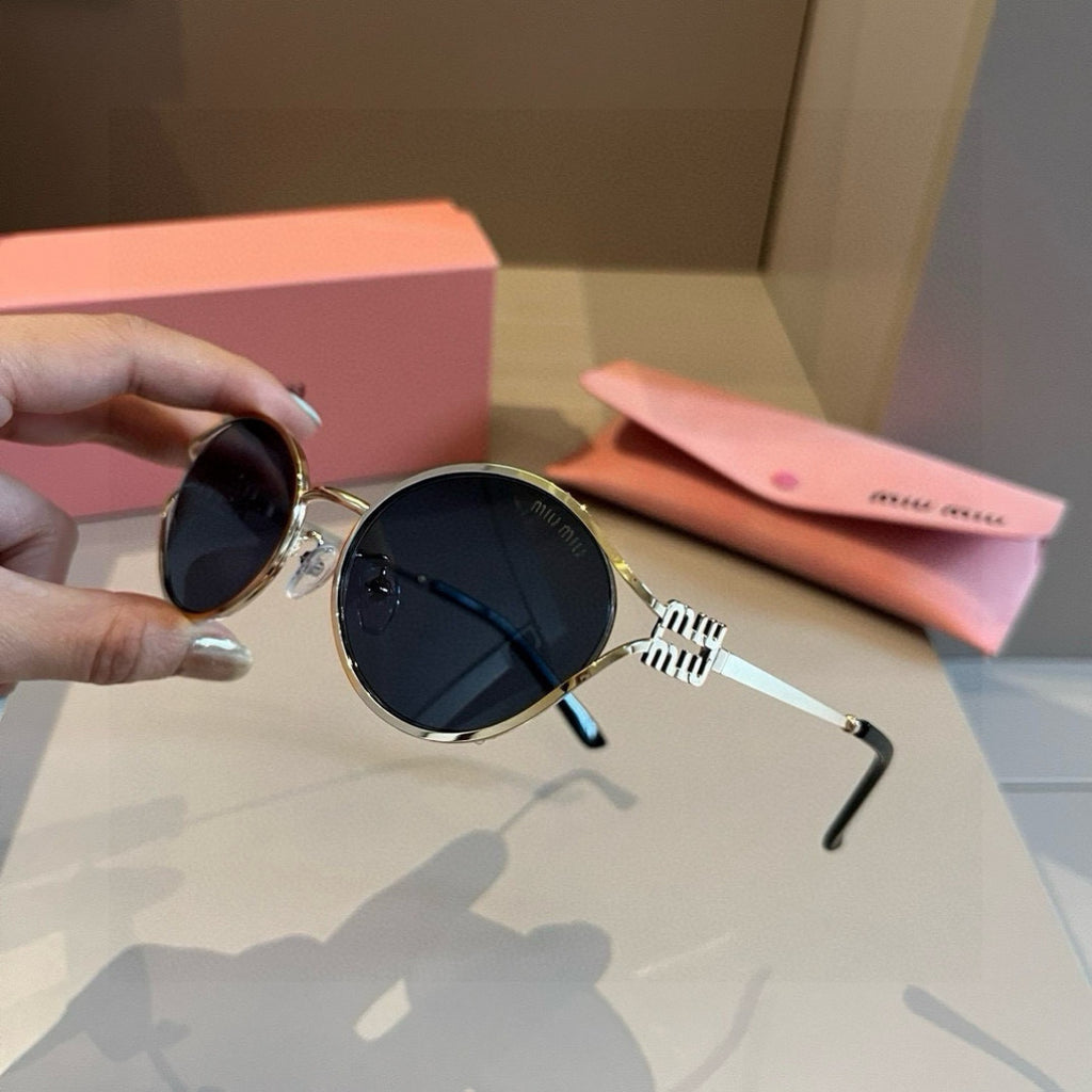 Miu Miu Metal Fashion Brown Lens Sunglasses for Men & Women - 399235 - detail image 3