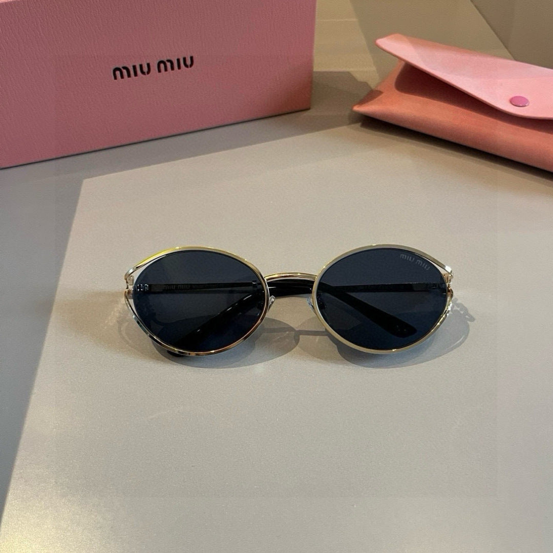 Miu Miu Metal Fashion Brown Lens Sunglasses for Men & Women - 399235 - detail image 8