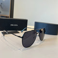 Prada Polarized Fashion Black Lens Sunglasses for Men - 487062