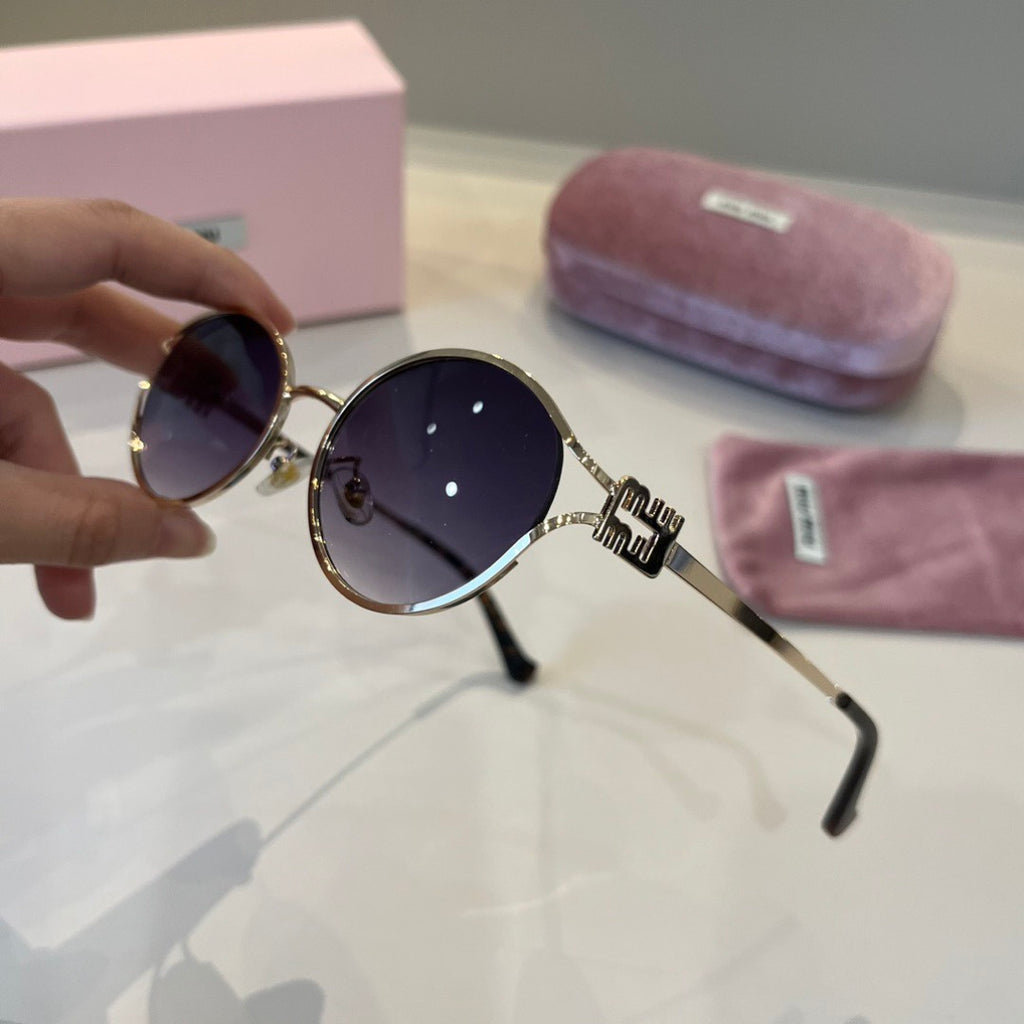 Miu Miu Metal Fashion Purple Lens Sunglasses for Men & Women - 382963 - detail image 4