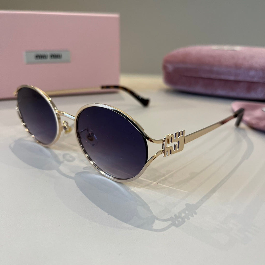 Miu Miu Metal Fashion Purple Lens Sunglasses for Men & Women - 358671 - detail image 3