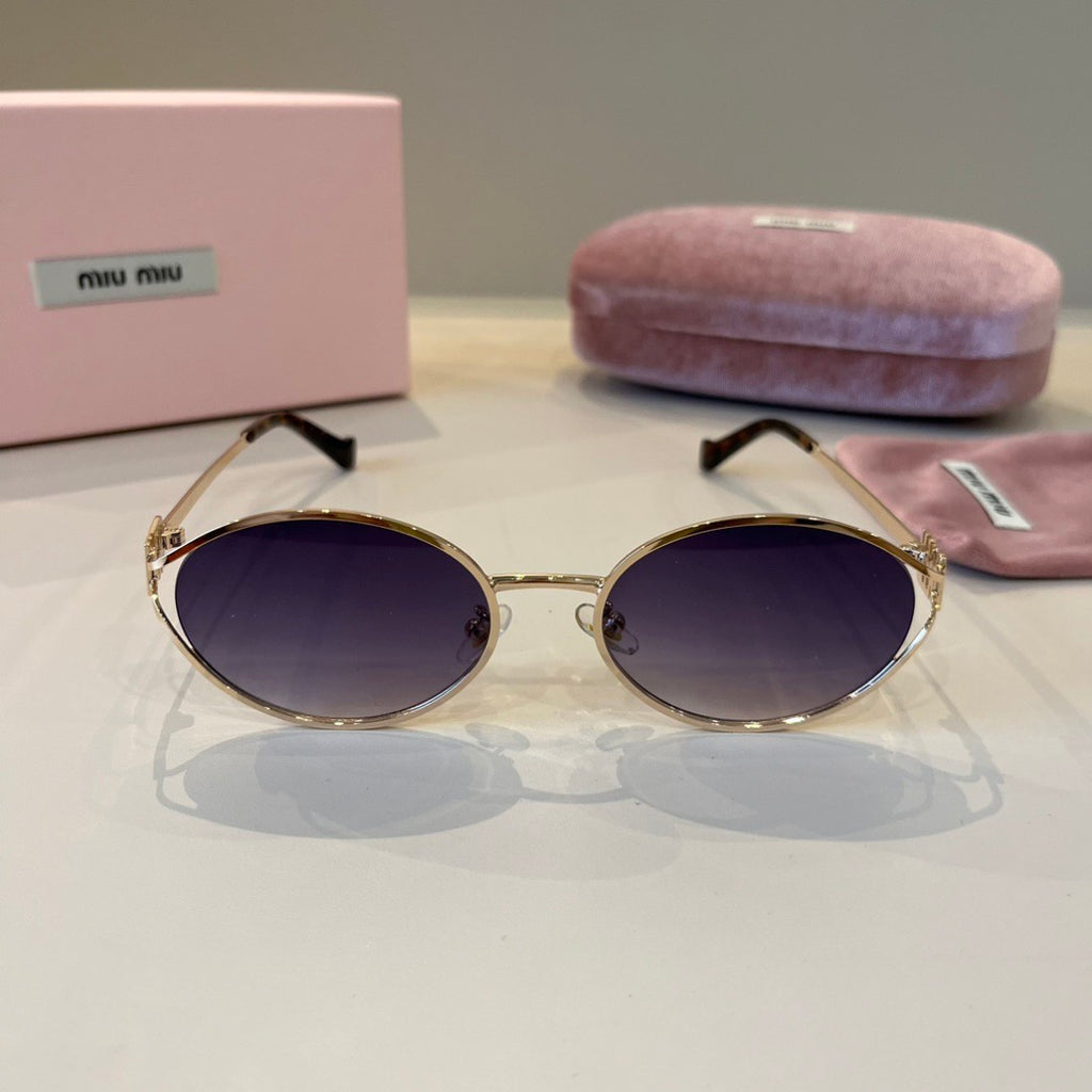 Miu Miu Metal Fashion Purple Lens Sunglasses for Men & Women - 382963 - detail image 2