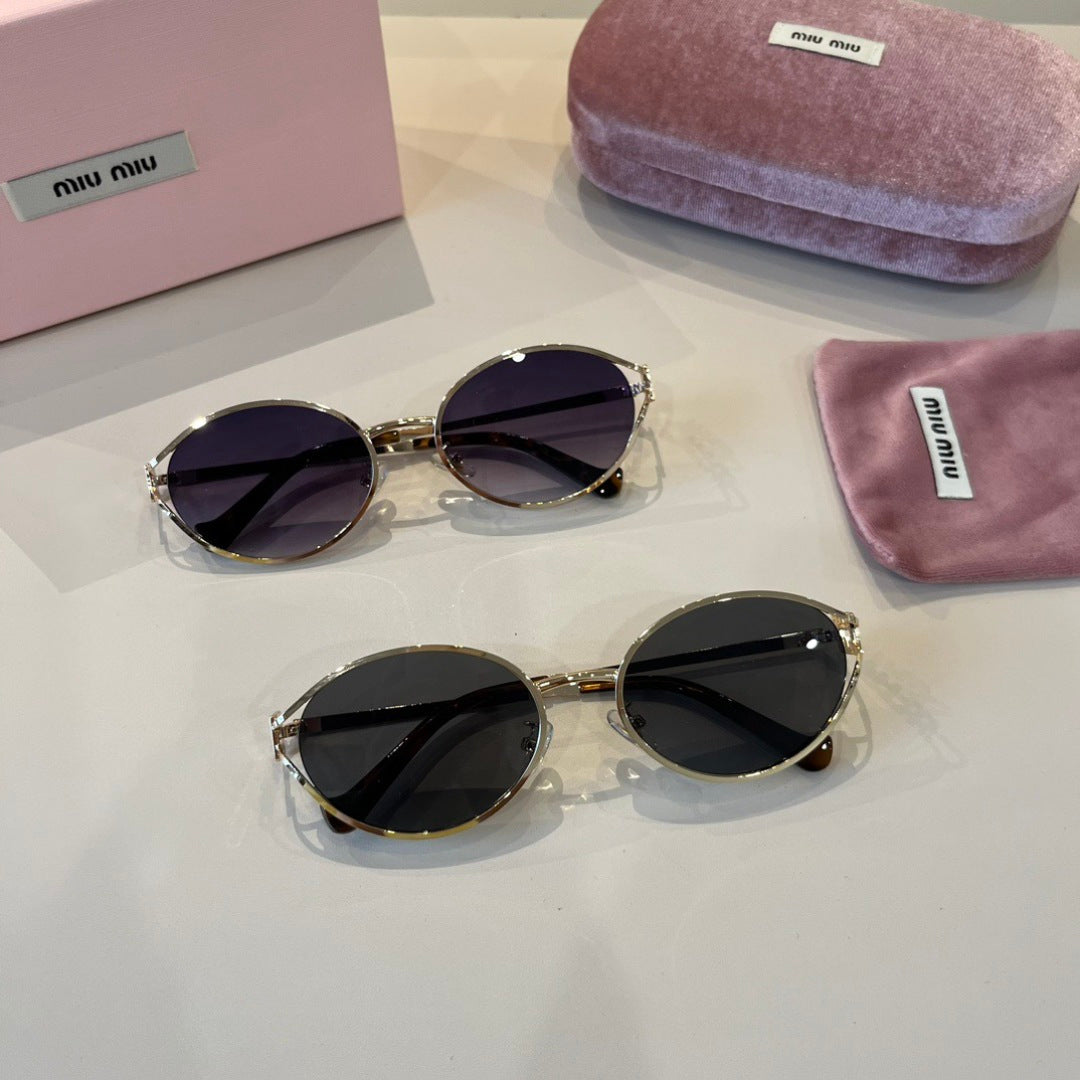 Miu Miu Metal Fashion Silver Lens Sunglasses for Men & Women - 487588 - detail image 9
