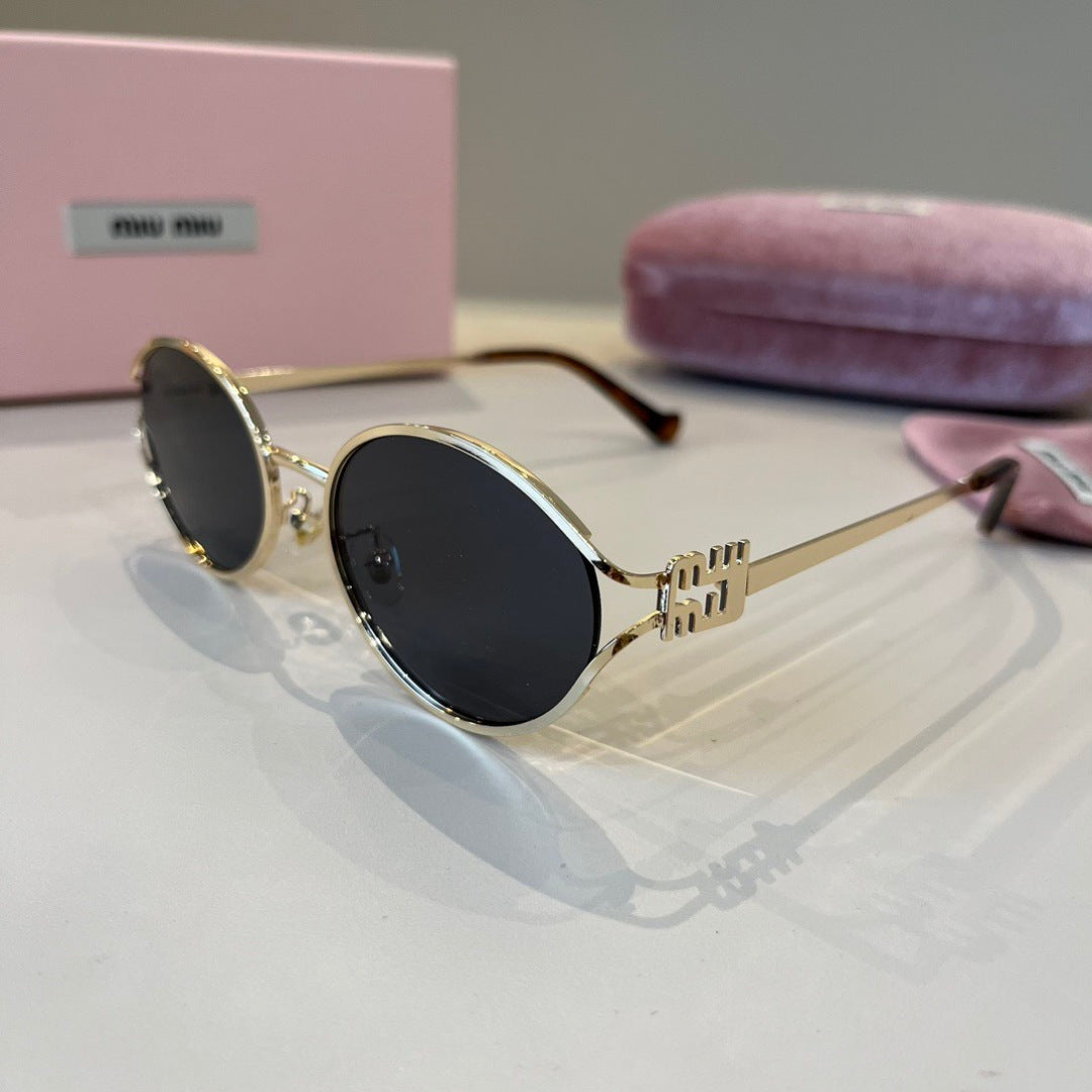 Miu Miu Metal Fashion Silver Lens Sunglasses for Men & Women - 487588 - detail image 3