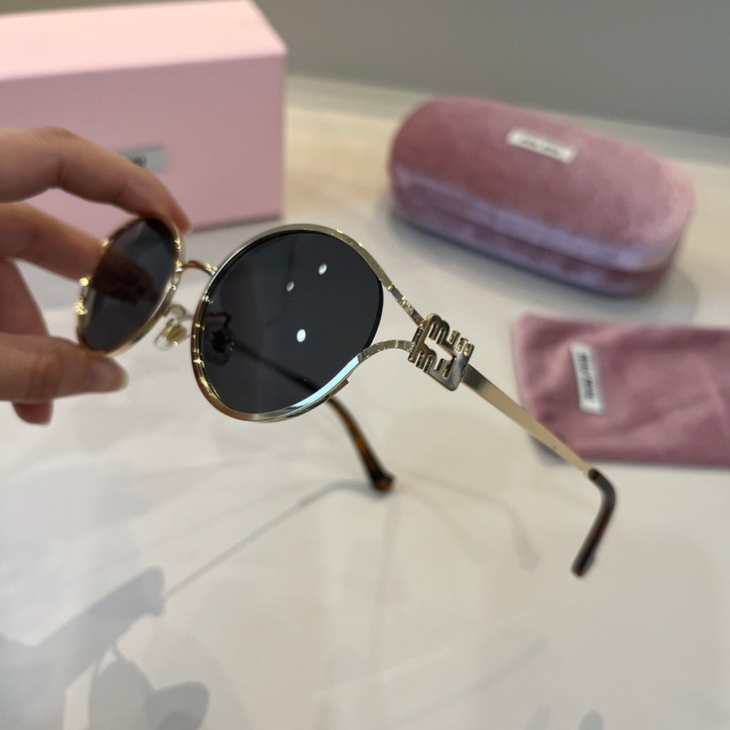 Miu Miu Metal Fashion Silver Lens Sunglasses for Men & Women - 487588 - detail image 4