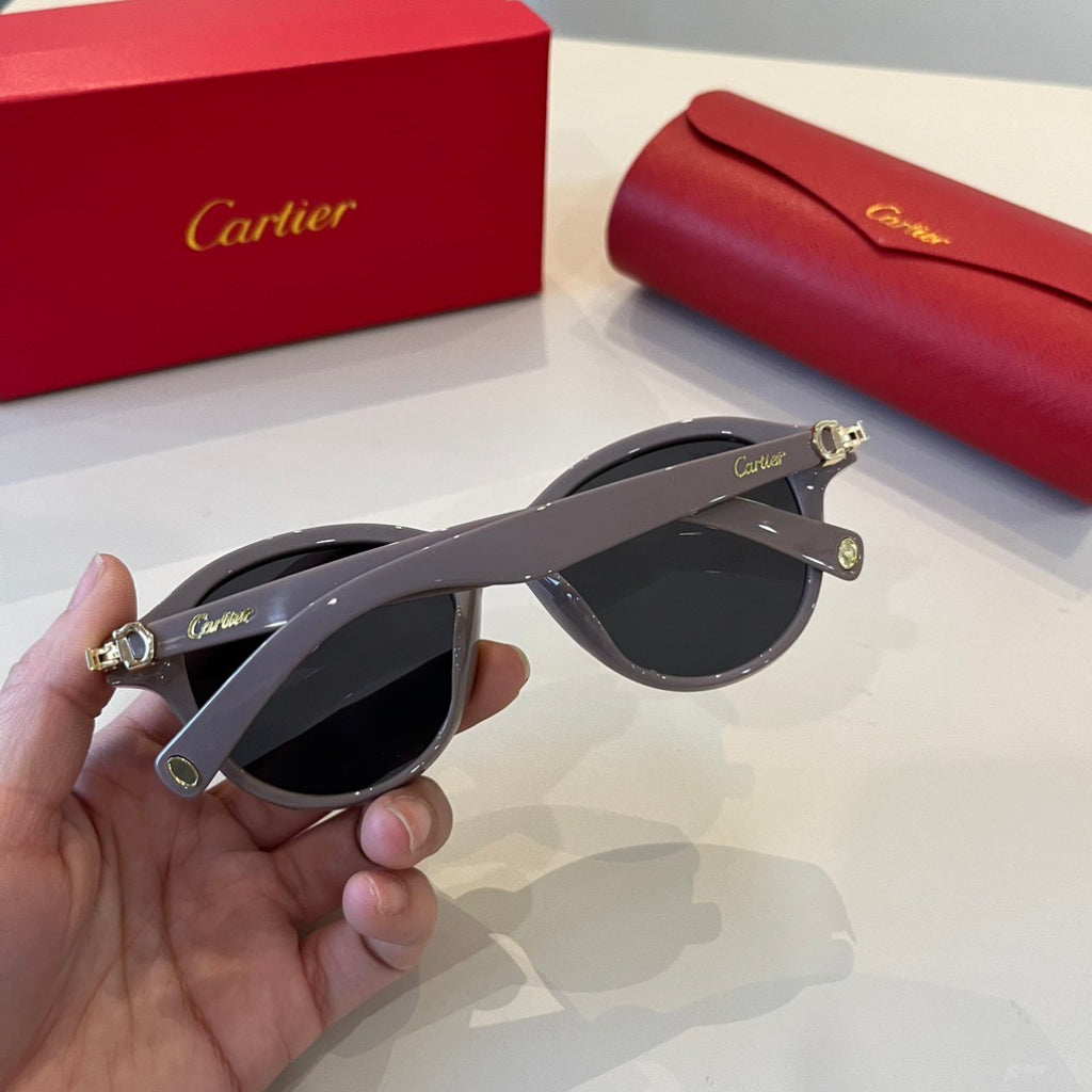 Cartier Lightweight Metal Rimless Silver Lens Sunglasses for Men & Wo - 487298 - detail image 4