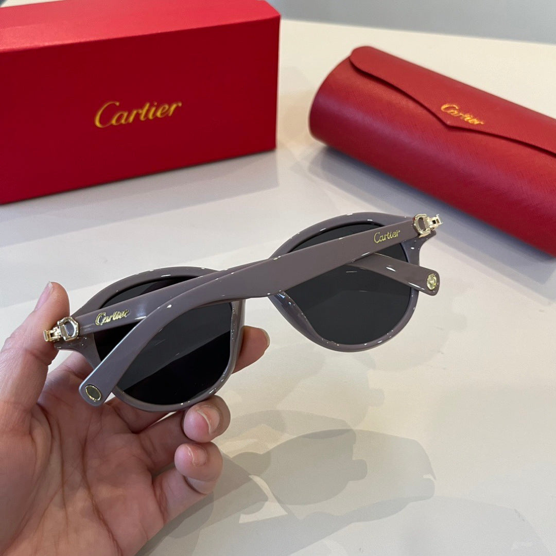 Cartier Lightweight Metal Rimless Silver Lens Sunglasses for Men & Wo - 487298 - detail image 4