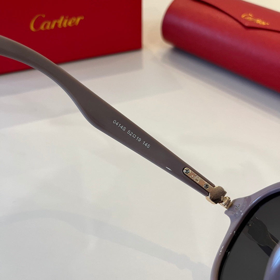 Cartier Lightweight Metal Rimless Silver Lens Sunglasses for Men & Wo - 487298 - detail image 8