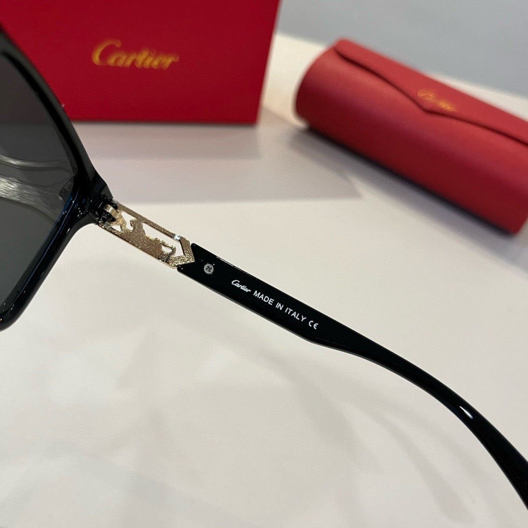 Cartier Fashion Black Lens Sunglasses for Men & Women - 487281 - detail image 9
