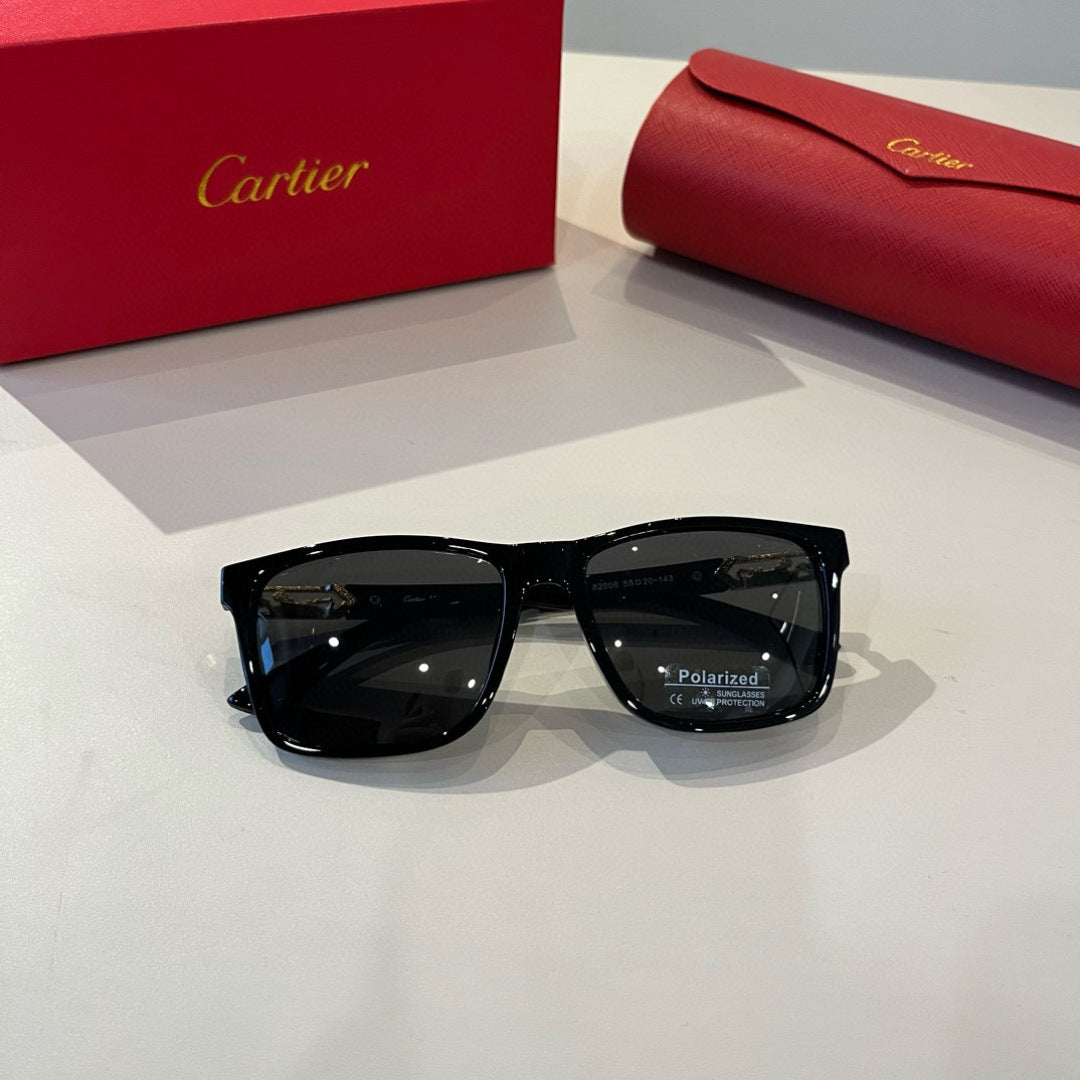 Cartier Fashion Black Lens Sunglasses for Men & Women - 487281 - detail image 6