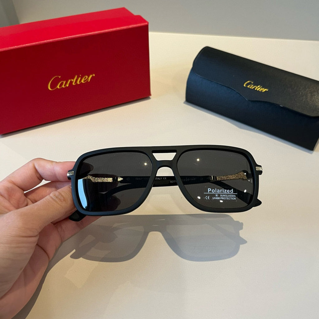 Cartier Fashion Black Lens Sunglasses for Men & Women - 487294 - detail image 5