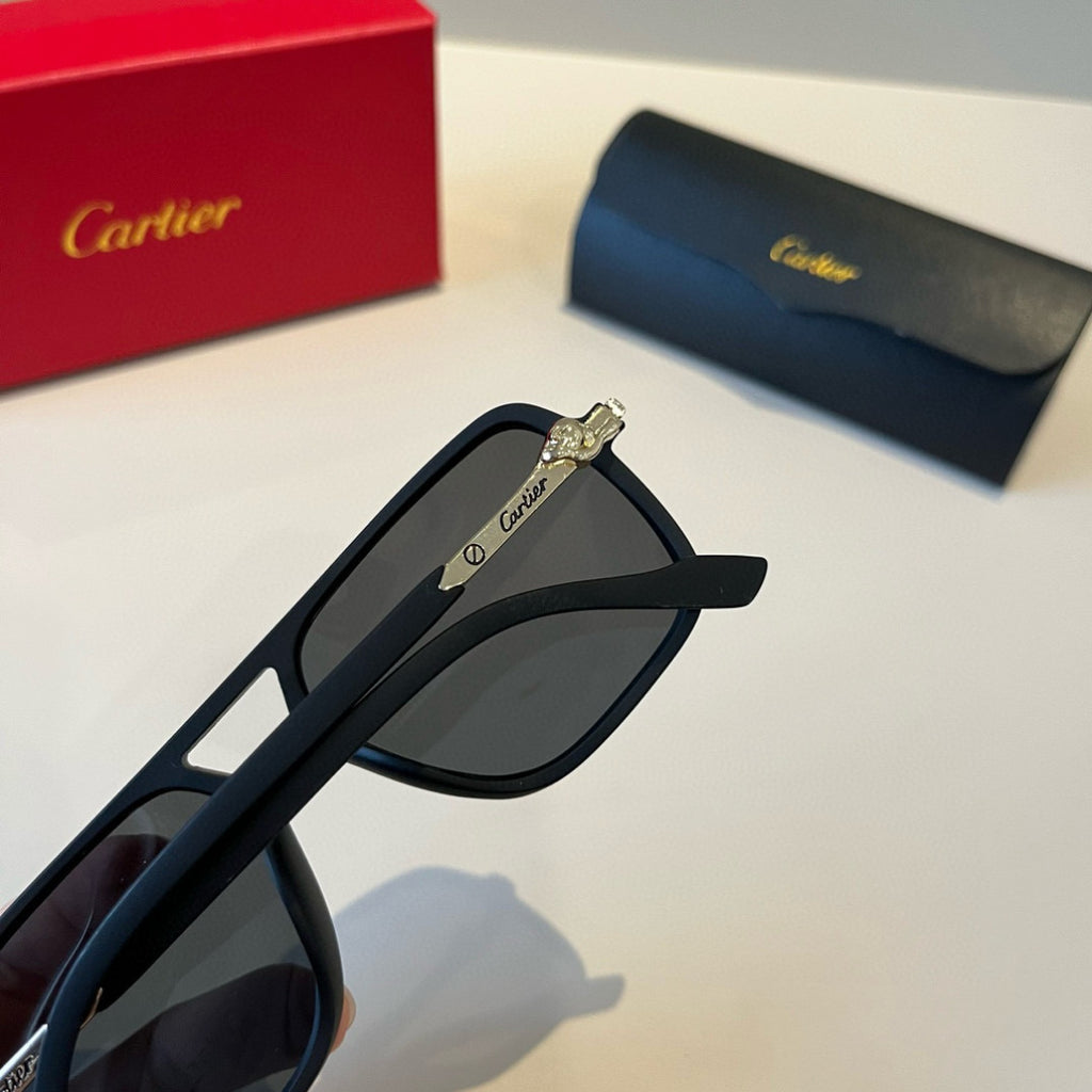 Cartier Fashion Black Lens Sunglasses for Men & Women - 358553 - detail image 8