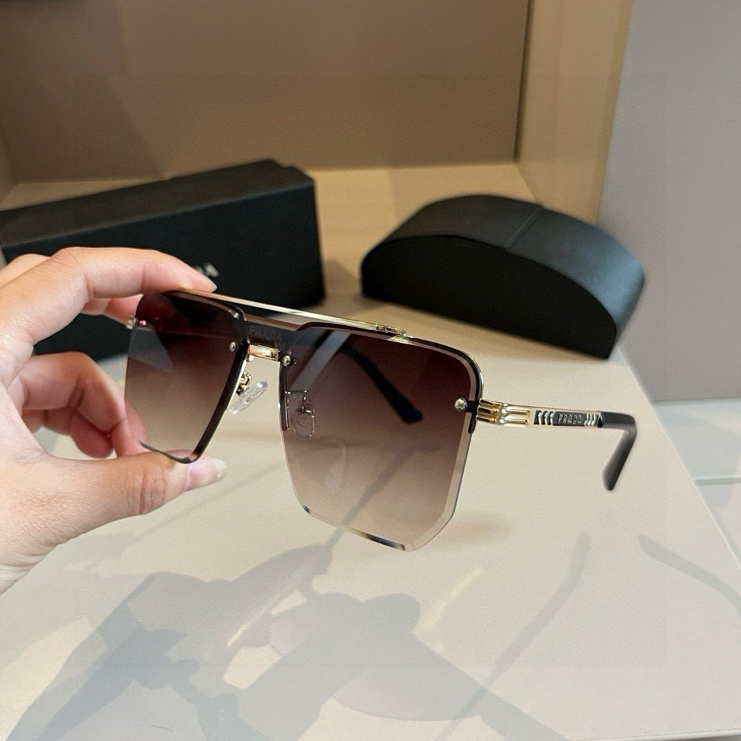 Prada Polarized Fashion Brown Lens Sunglasses for Men - 358376 - detail image 4