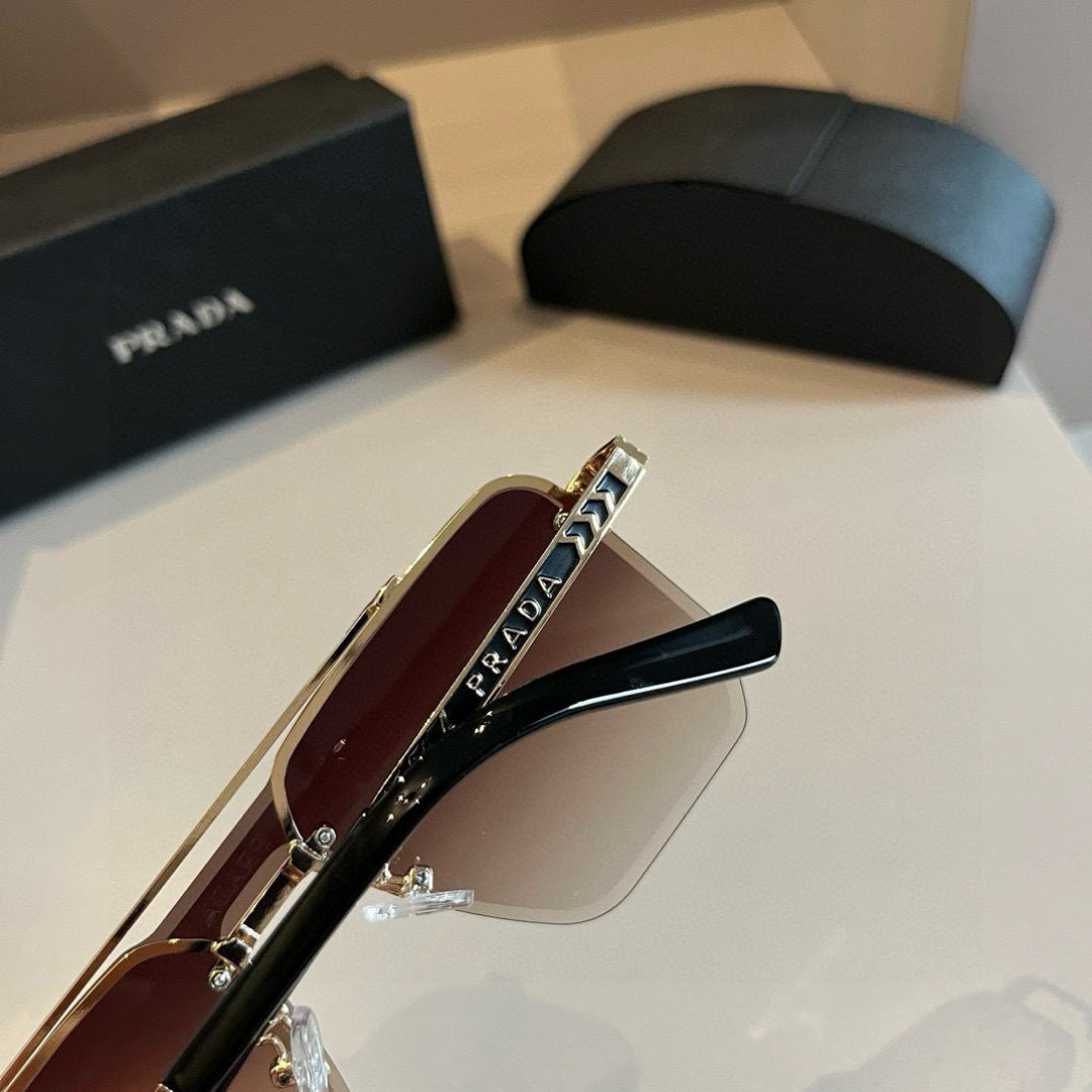 Prada Polarized Fashion Brown Lens Sunglasses for Men - 358376 - detail image 8