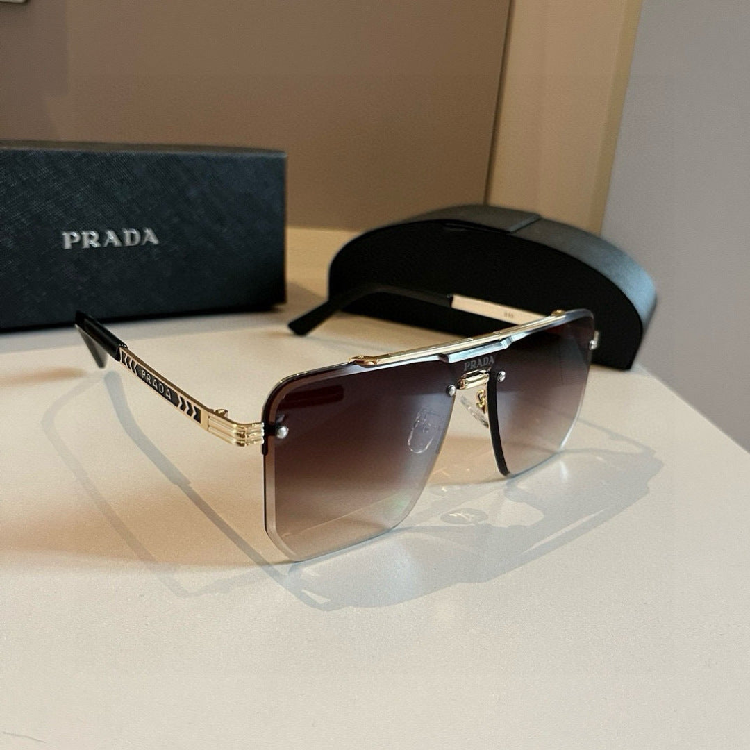 Prada Polarized Fashion Brown Lens Sunglasses for Men - 358376