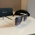 Prada Polarized Fashion Gold Lens Sunglasses for Men - 358377