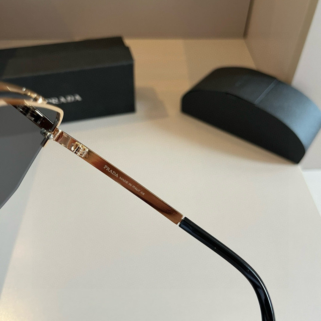Prada Polarized Fashion Gold Lens Sunglasses for Men - 358439 - detail image 8