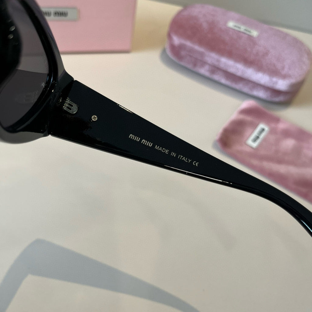 Miu Miu Cat-Eye Black Lens Sunglasses for Men & Women - 358729 - detail image 9