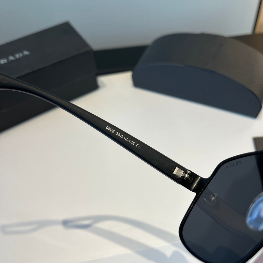 Prada Polarized Fashion Black Lens Sunglasses for Men - 158440 - detail image 6