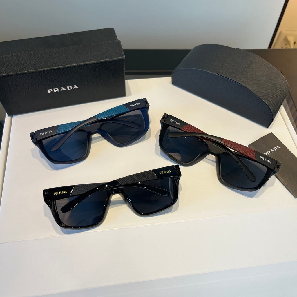 Prada Polarized Fashion Black Lens Sunglasses for Men - 358386 - detail image 8