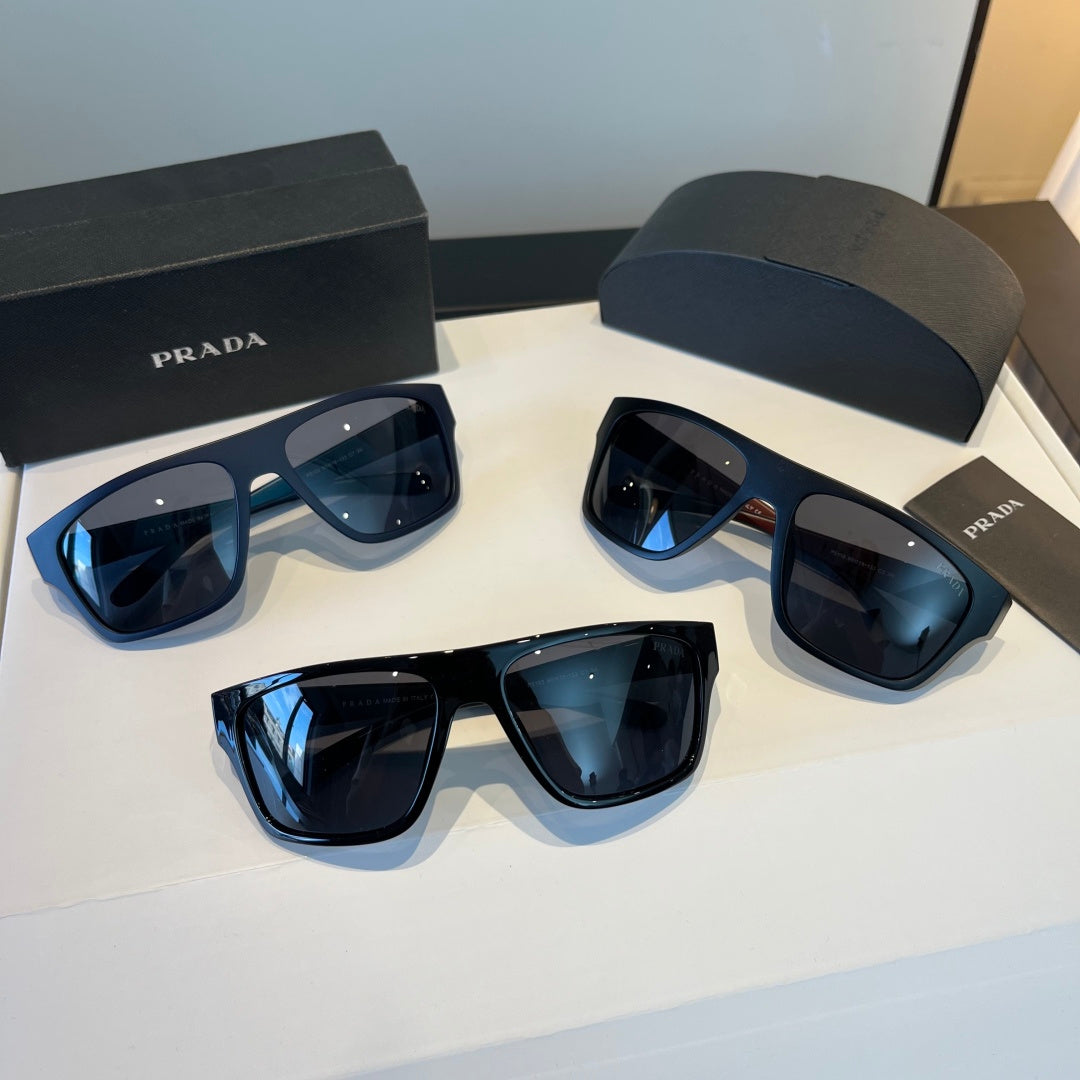 Prada Polarized Fashion Black Lens Sunglasses for Men - 432096 - detail image 9