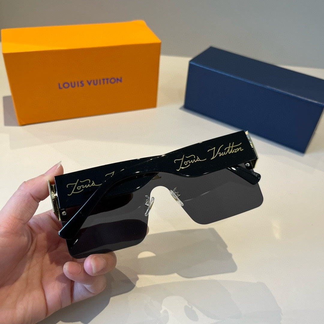 Louis Vuitton Metal Aviator Black Lens Sunglasses for Men & Women - 933808 - detail image 7