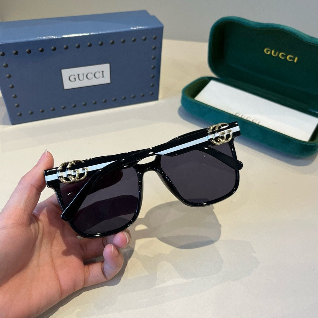 Gucci Fashion Black Lens Sunglasses for Men & Women - 381965 - detail image 8