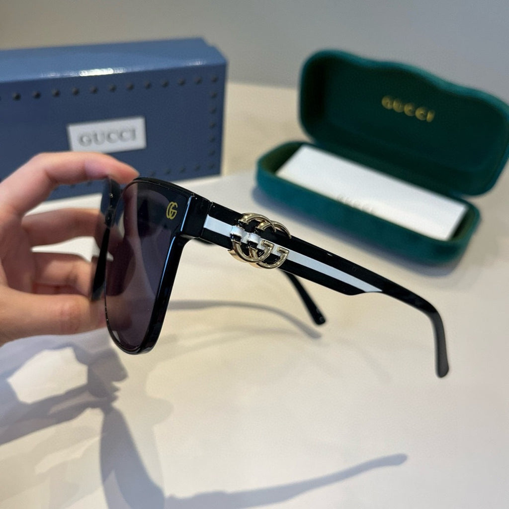 Gucci Fashion Black Lens Sunglasses for Men & Women - 381965 - detail image 4