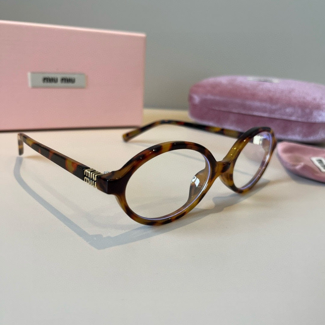 Miu Miu Round Silver Lens Sunglasses for Men & Women - 399238