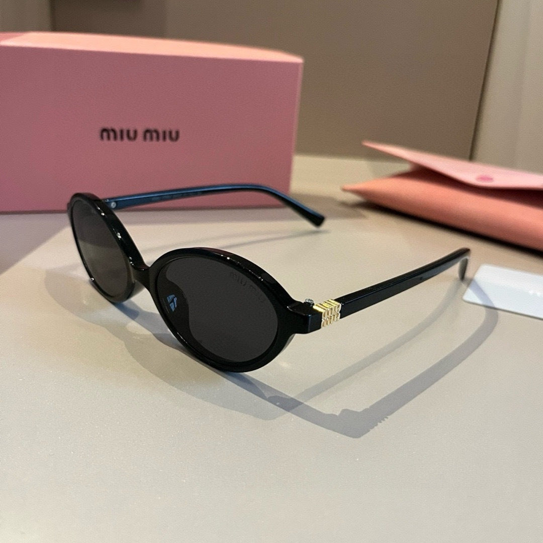 Miu Miu Round Silver Lens Sunglasses for Men & Women - 399239 - detail image 2