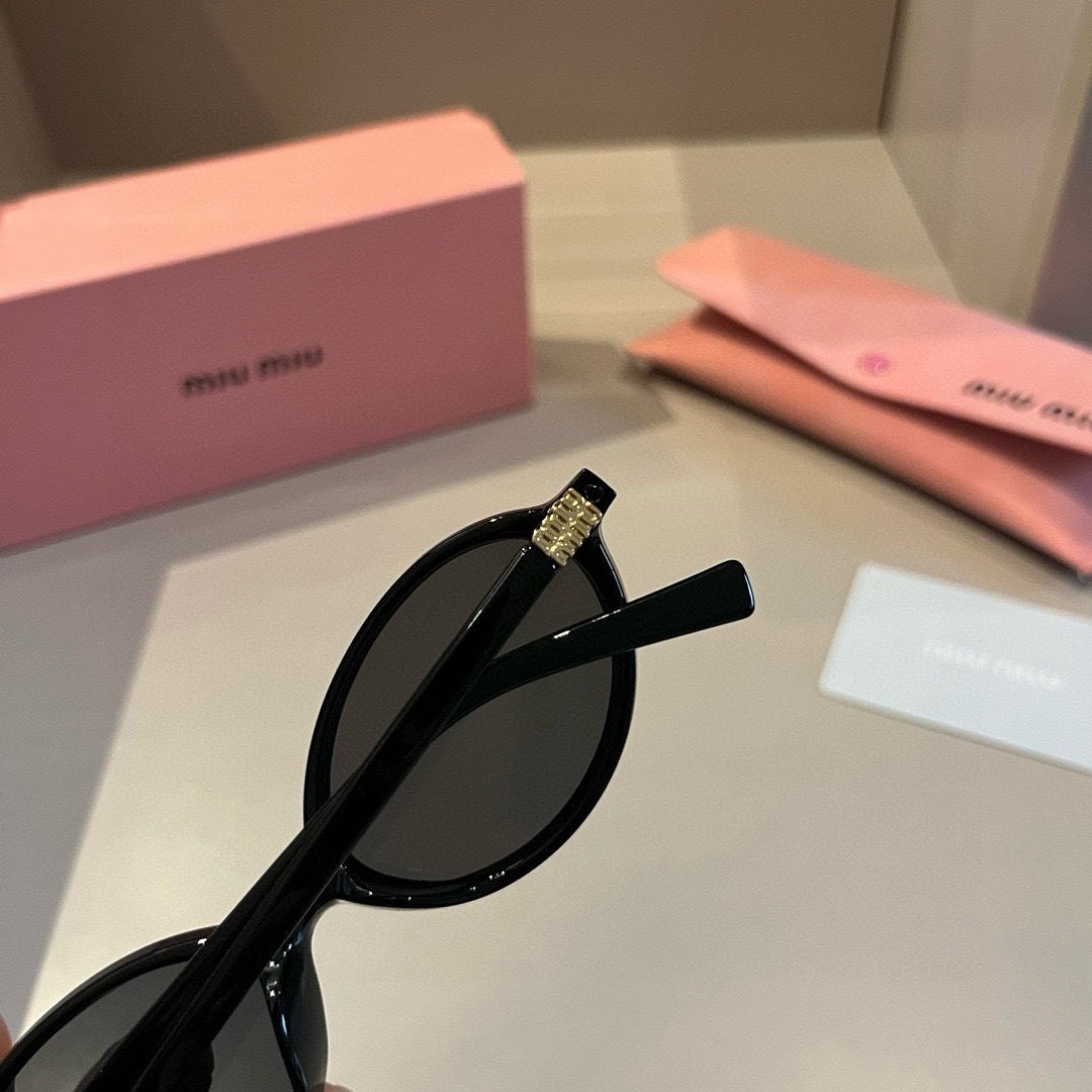 Miu Miu Round Silver Lens Sunglasses for Men & Women - 399239 - detail image 8