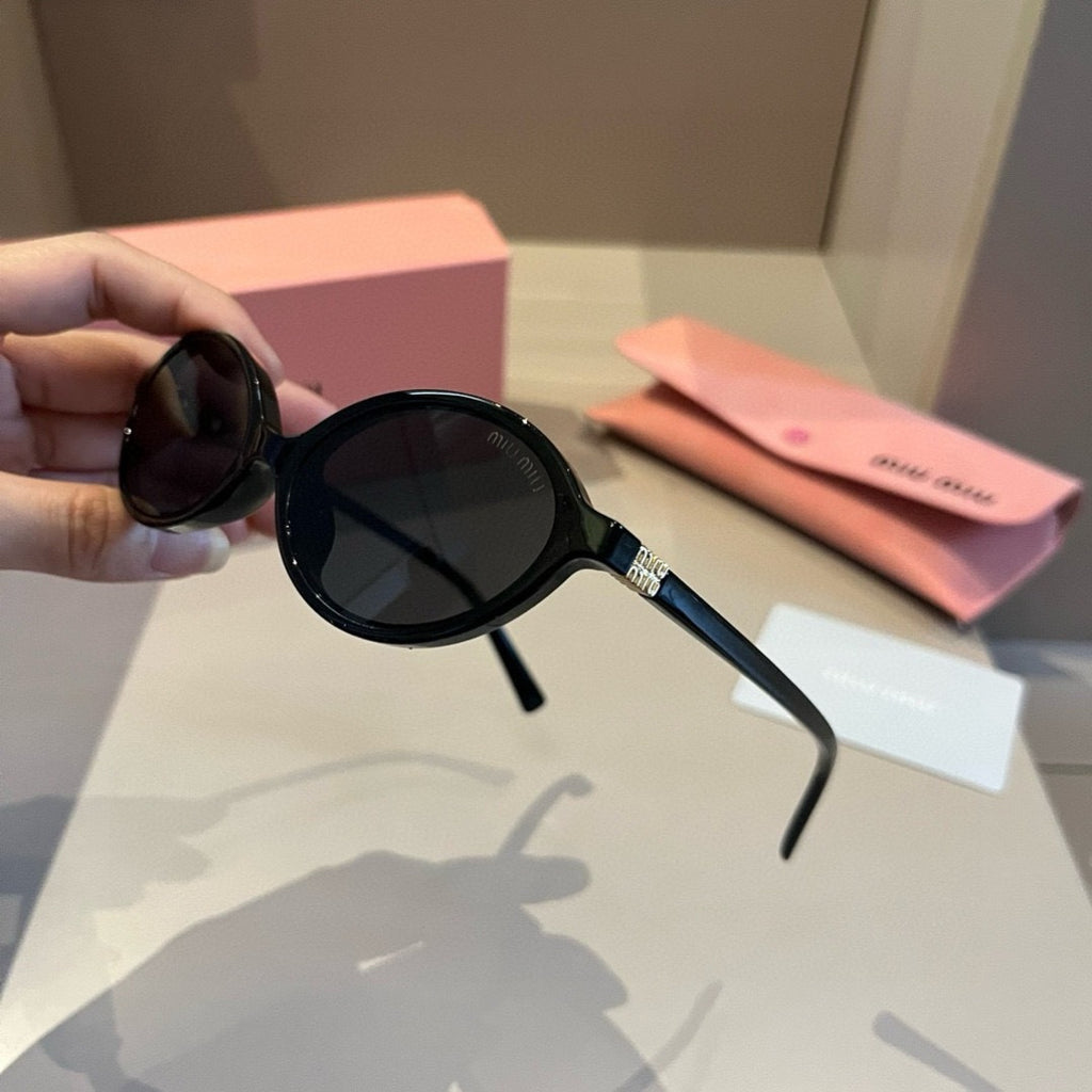 Miu Miu Round Silver Lens Sunglasses for Men & Women - 372432 - detail image 4