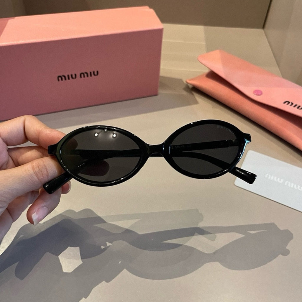 Miu Miu Round Silver Lens Sunglasses for Men & Women - 466146 - detail image 5