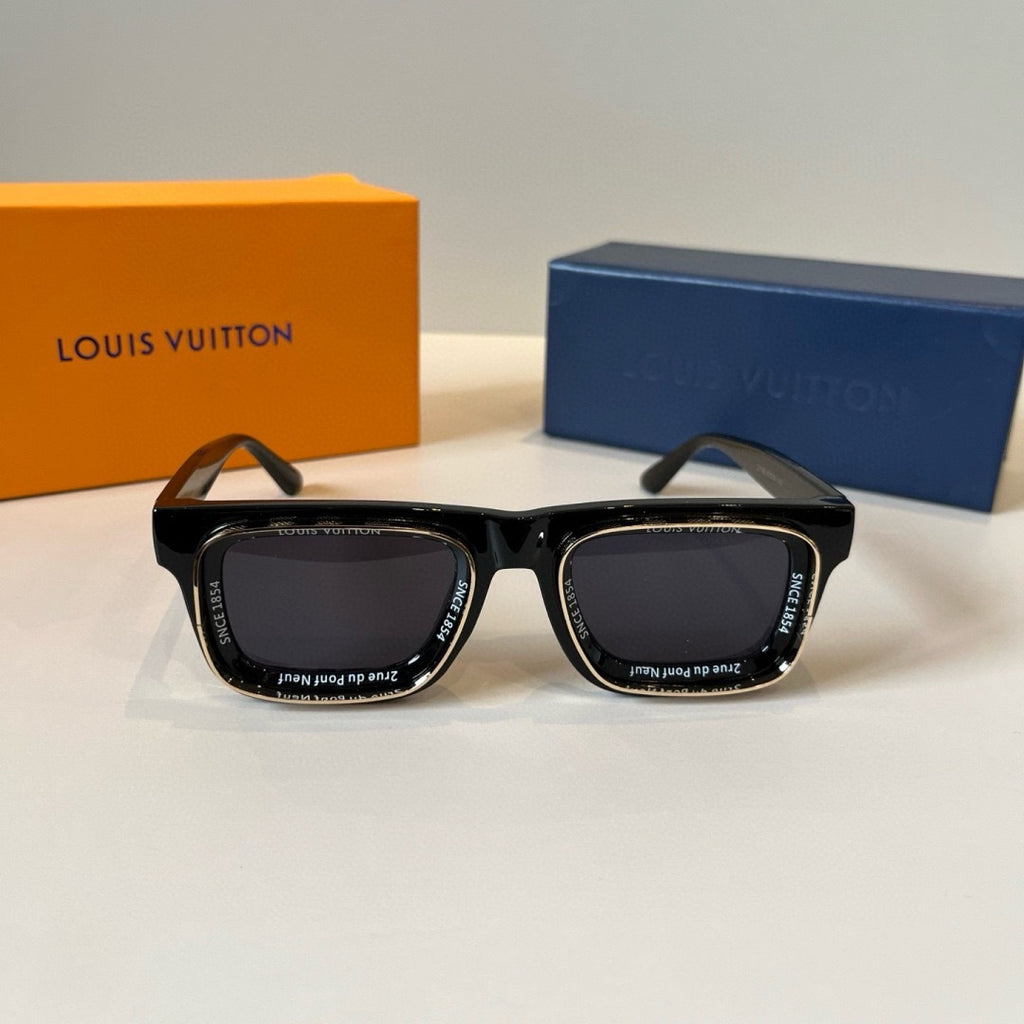 Louis Vuitton 7782 Fashion Black Lens Sunglasses for Men & Women - 933801 - detail image 2