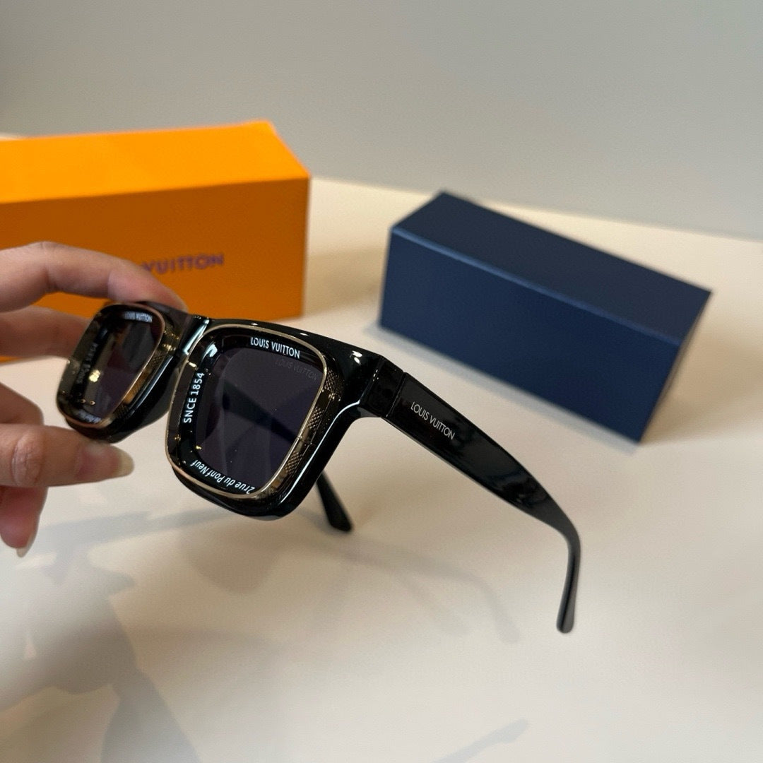 Louis Vuitton 7782 Fashion Black Lens Sunglasses for Men & Women - 933801 - detail image 4