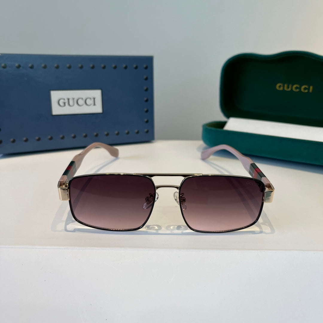 Gucci Oversized Silver Lens Sunglasses for Women - 398298 - detail image 2