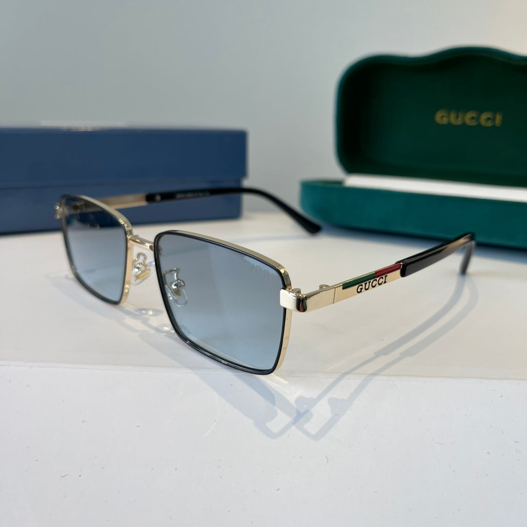 Gucci Oversized Silver Lens Sunglasses for Women - 398302 - detail image 3