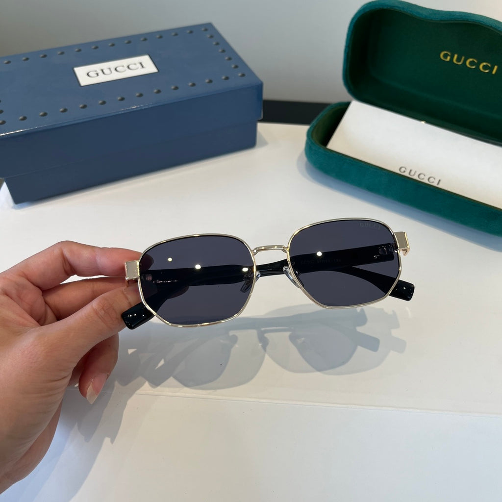 Gucci Oversized Silver Lens Sunglasses for Women - 398306 - detail image 9
