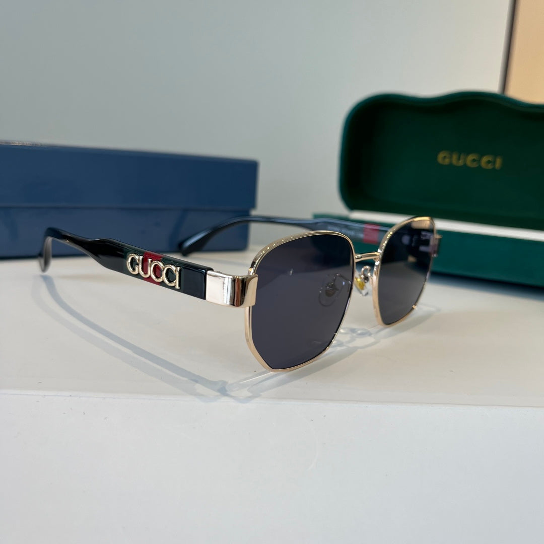 Gucci Oversized Silver Lens Sunglasses for Women - 398306